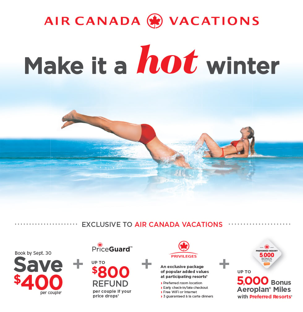 travel packages air canada